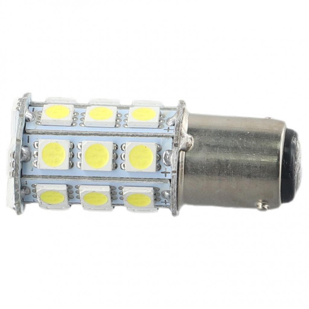 1Pcs White 27-for SMD BA15D Cabin Marine Boat LED Inner Lights Bulbs 1004 1076 1142