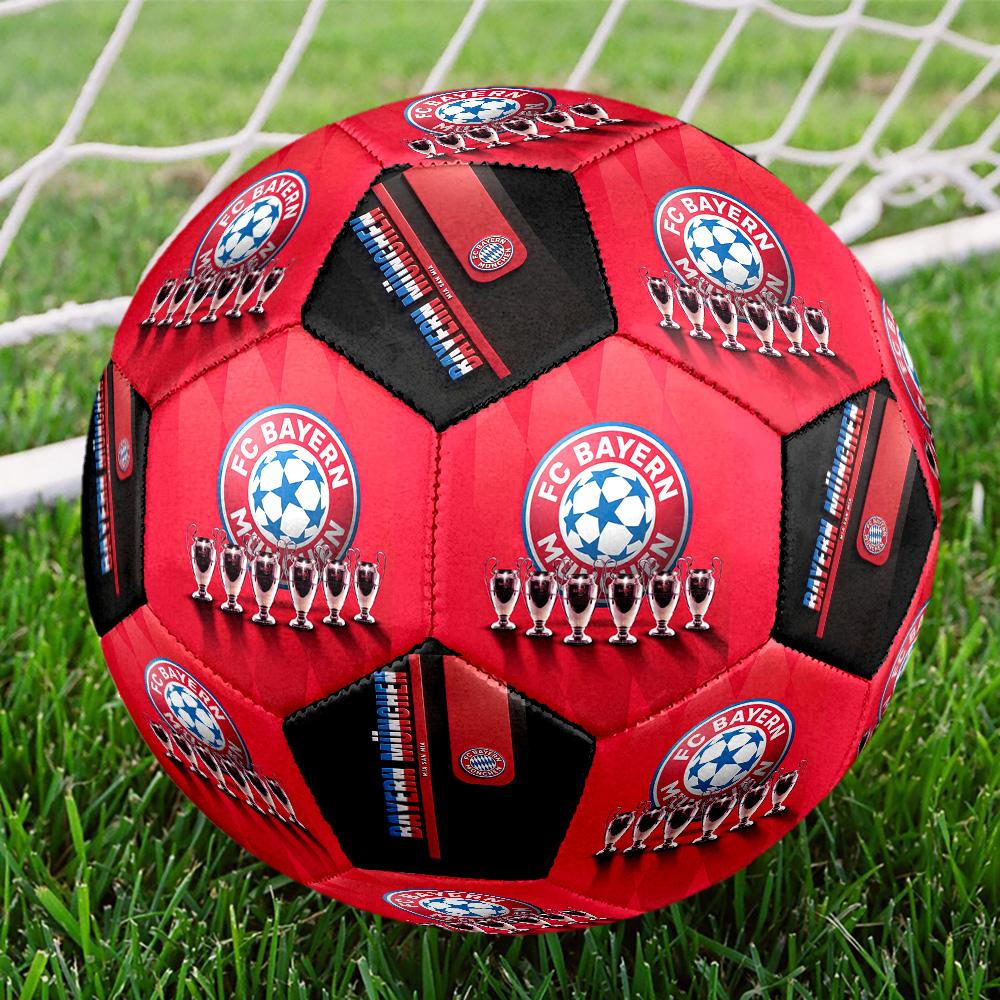 Fc Bayern München Theme Size 5 Soccer Football Machine Sewn Indoor/Outdoor Training and Matches Sports Enthusiast Gifts