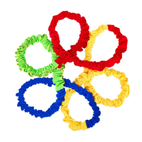 Kinder Outdoor Spielzeug Elastisches Dehnbares Band Regenbogen Kordel Zugseil Spielzeug für Teamspiel Kreatives Interaktives Sportspielzeug für Gleichgewichtskoordination