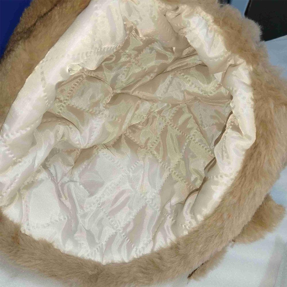 Flower Decor Winter Hat Thickened Thermal Hat Solid Color Windproof Caps Women