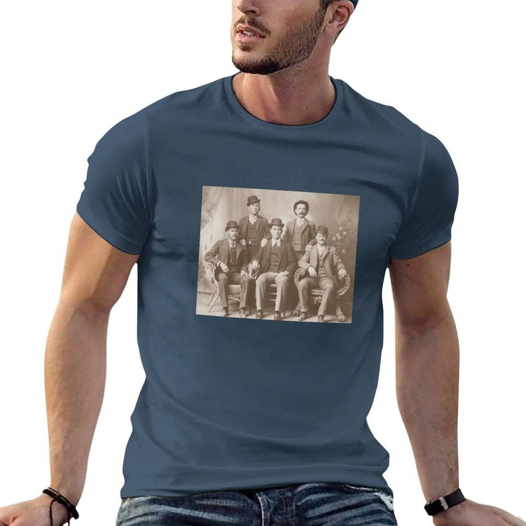 Butch Cassidy Sundance Kid Wild Bunch Maglietta Base Girocollo Manica Corta