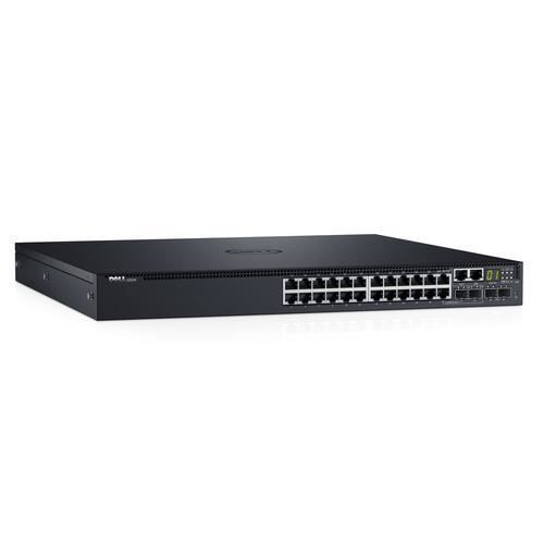 DELL PowerConnect S3124 Géré L2/L3 None Noir 1U