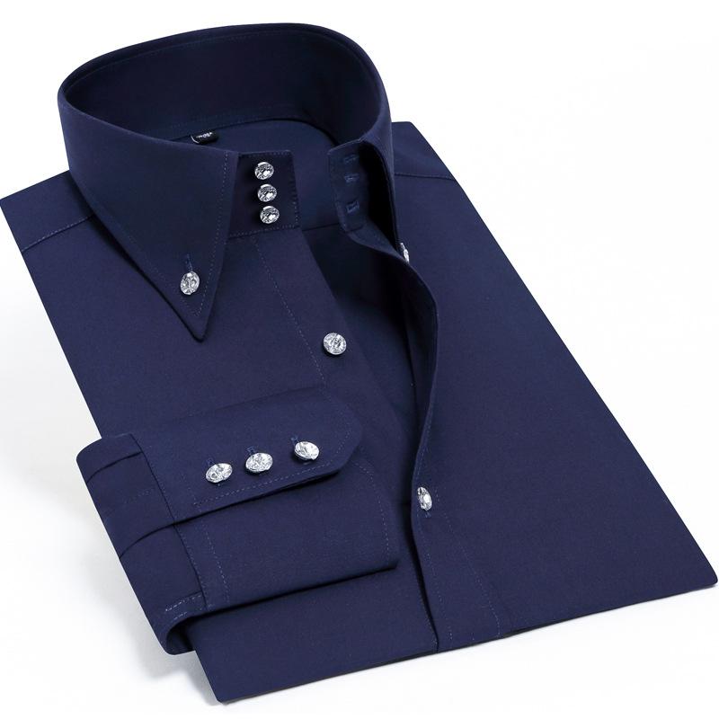 Men's Shirt Casual Long Sleeve Shirt Business Shirt