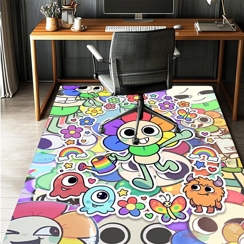 Dandy's World Pattern Rug, Indoor/Outdoor Mat, for Picnic, Gameroom, Bedroom, Office, Living Room, Home Decor Carpet, Birthday Gift