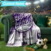 Custom Name Blanket Kings Basketball Team Logo Blanket Bedding Blanket for Travel, Camping, Living Rooms, Offices, Sofas, Fan Christmas gift