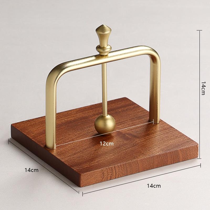 Modern Design Solid Wood Napkin Holder for Cafe Hotel Homestay Tabletop Western Restaurant Napkin Stand for Storage