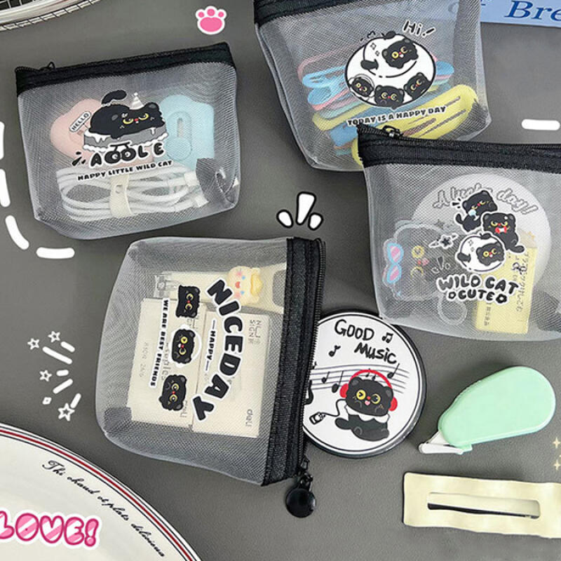 

Artfield Cookie Cat Mini Mesh Pouch Hello