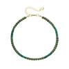 Natural Stone Beaded Anklets for Women Girls Handmade Summer Beach Boho Turquoise Beads Ankle Bracelet Foot Jewelry Gift for Her CLE