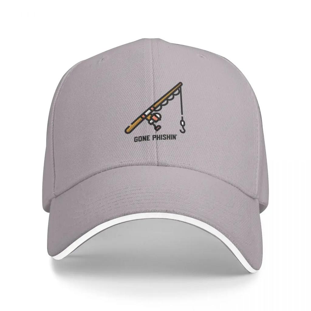 Gone Phishin' Baseball Cap golf hat genuine beach hat Horse Hat fashionable Men's Hats Women's