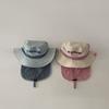 Children's Unisex Wide Brim Sun Hat with Shawl - Spring & Summer Korean Style