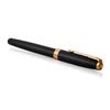 PARKER Sonnet Matte Black GT Fountain Pen, Fine Nib, F, 1950874AS, Dual-Use, Officially Imported, Approx. 146mm X 9mm