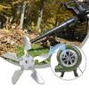 Air Compressor Fan Leaf Heat Dissipation Engineering Fan Leaf Replacement 5 Leaf Fan Leaf 12/15cm