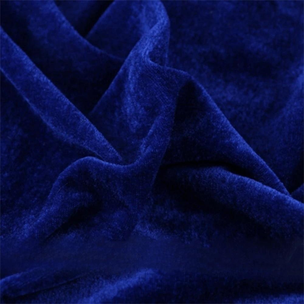 160*100cm Velvet Fabric Thicken Soft Table Cloth Curtain Fabrics Flannelette Solid Color Sewing Material