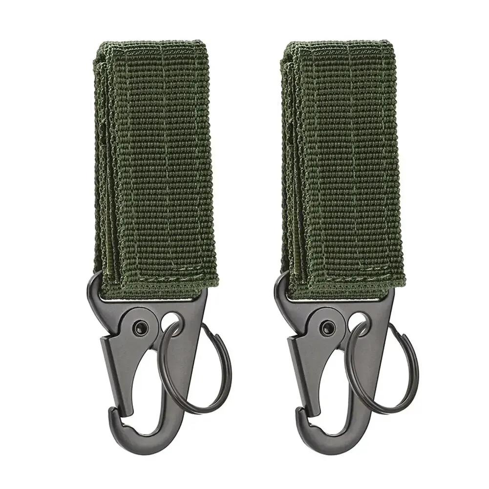 Tactical Hook And Loop, Mountaineering Hook And Loop Key Bag Accessory Nylon Mesh Hook And Loop Strap, Triangle Keychain For Out