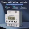 220V 60A/80A/100A Digital Timer Control Switch Weekly Programmable Time Controllor Din Rail Relay Can Set For 168 Hours