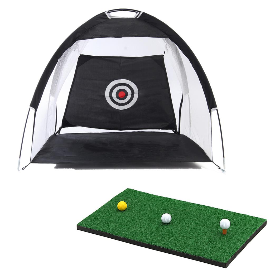 Buy 1M/3MFoldable Portable Golf Hitting Cage Practice Net Trainer ...