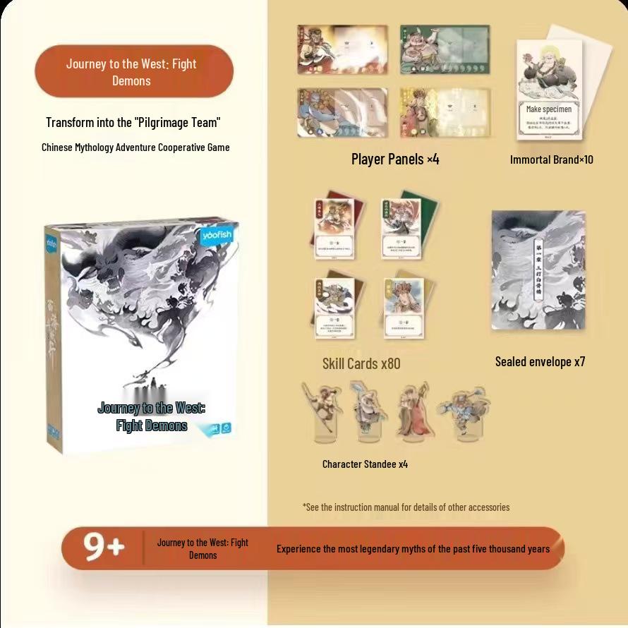 

Яофиш: Путешествие на Запад - Семейная игра «Битва с демонами»