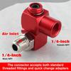 4Lots Aluminum Pneumatic Swivels Joints 360 Degree Rotation Connector For Industrial And Home Plumbing