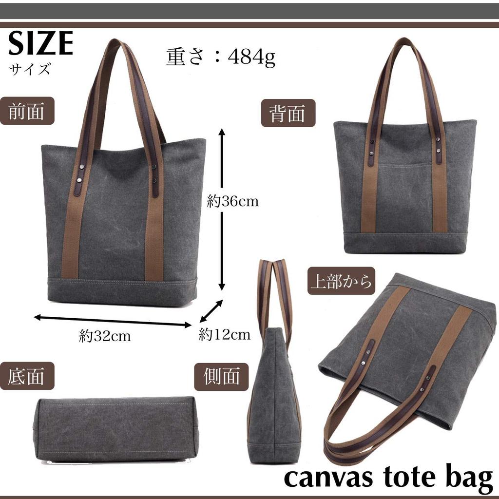 Angel Moon Leinwand-Tragetasche mit Reißverschluss, Groß, A4-Format, Schlichtes und Elegantes Design, Stabiler Griff, Geeignet für Erwachsene, Damen, Büro,