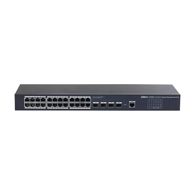 Dahua Enterprise-Grade Gigabit Managed Network Switch DH-S3900C-24GT4GF CN Plug (adapter Included)