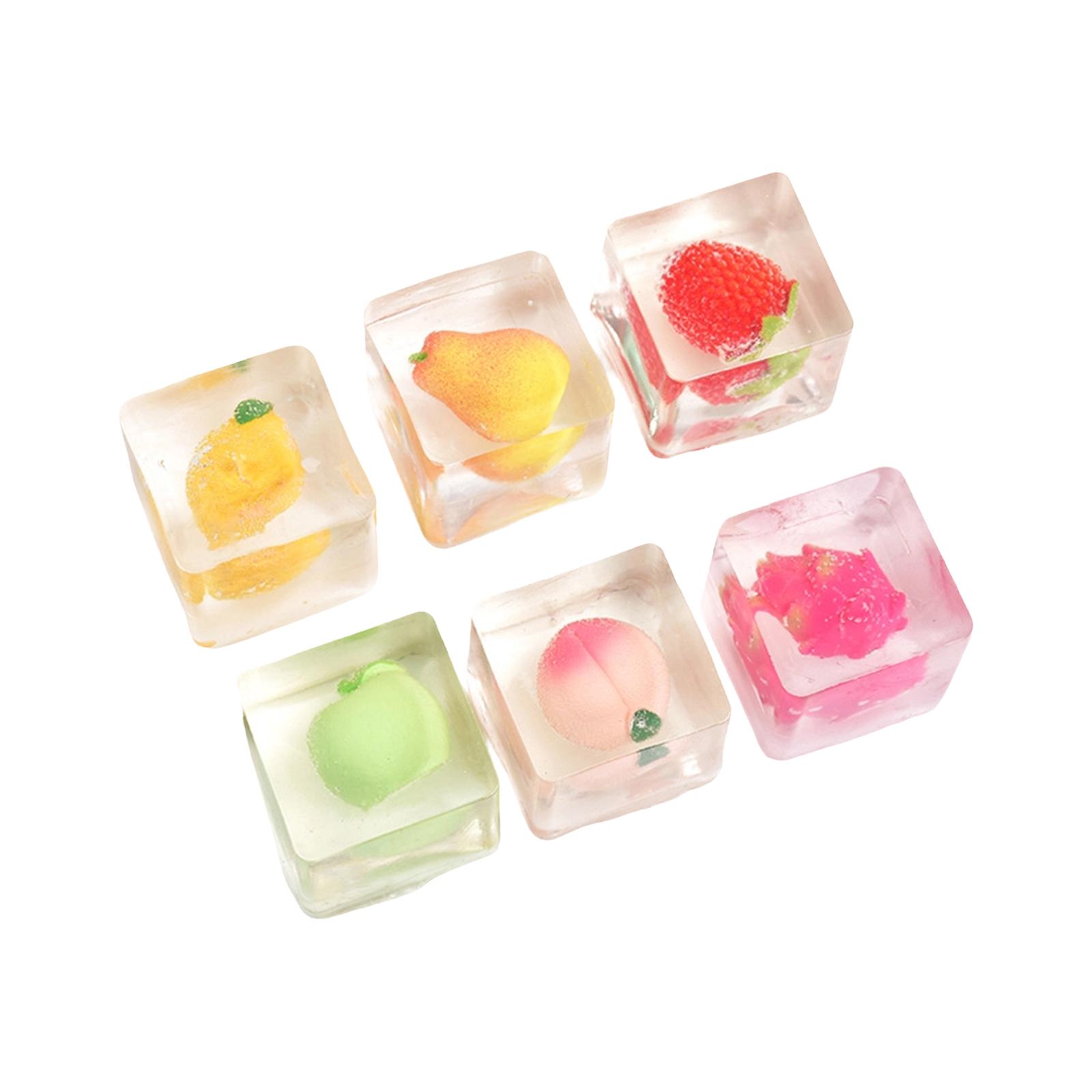

Fruit Cubes Are A Fun Stress-relieving Toy That Helps Pressure And Is A Playful Rebounding Gift For Children.(Randomly Select 1 Item) one size белый