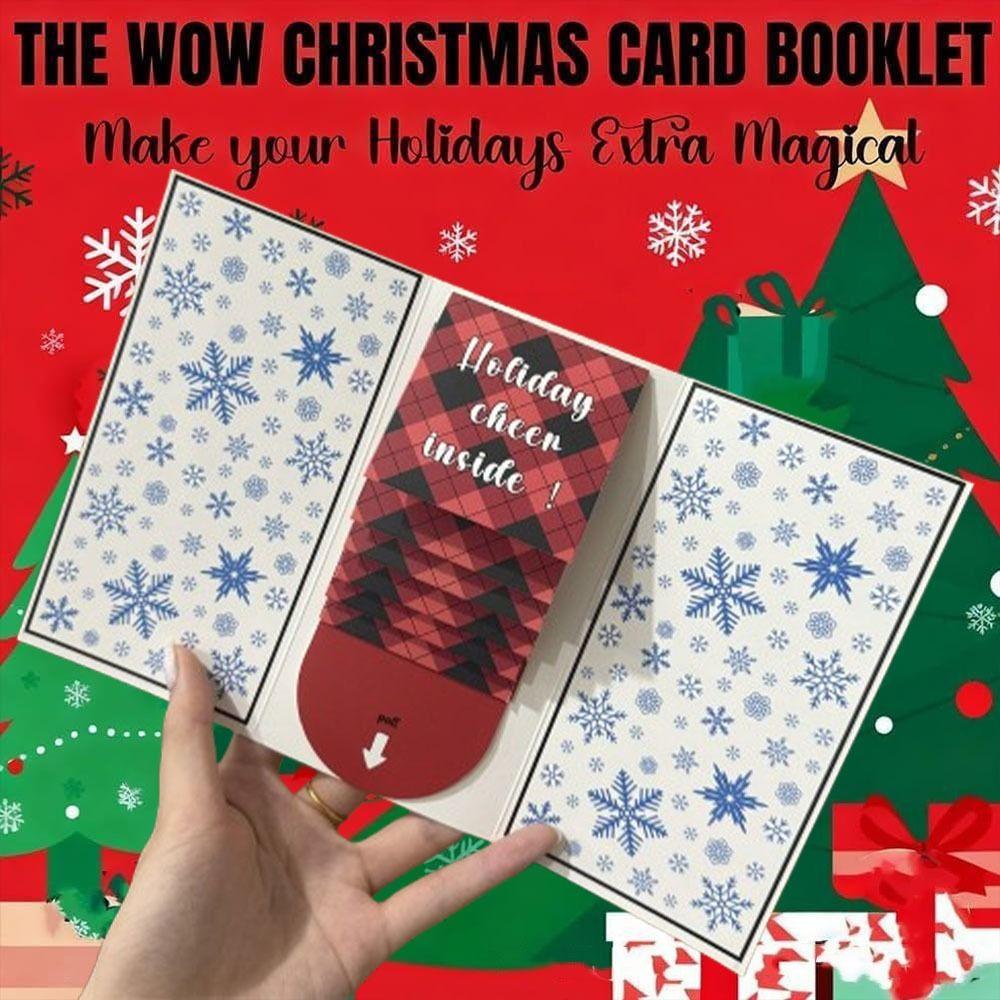 Segensbotschaft Wasserfall Geschenkkarte Handgemachte D I Y Geschenkkarte Ausziehbare Geschenkkarte Weihnachtsfeier