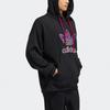 Adidas Originals New Year Theme Print Double Drawstring Hoodie Men Hoodie Black GP1865