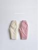 Kids' Korean Style Corduroy Heart-Shaped Casual Pants for Spring 2026 - Unisex Long Carrot Pants for Boys and Girls