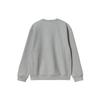 Carhartt WIP Moletom Script Americano Masculino Cinza I025475-V6-XX