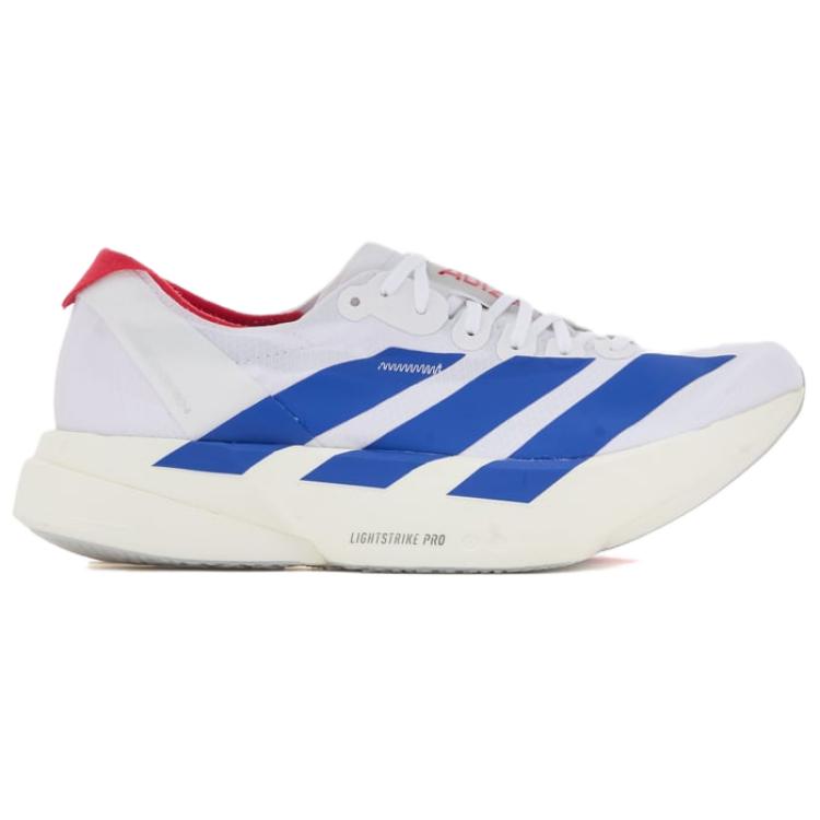 adidas נעלי ריצה קז'ואל Adizero Adios Pro 4 תמיכה לנשים לבן כחול JQ1691