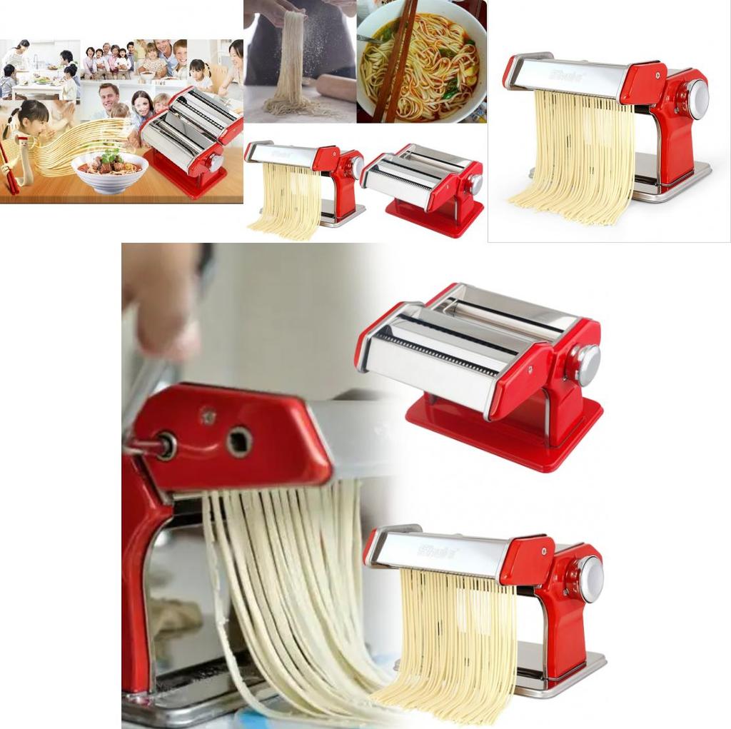 Multifunctional Manual Noodle Machine With Rolling Press For Home Cooking And Dumplings