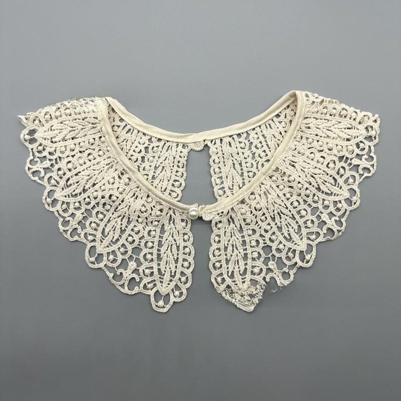 Lace Bib Collars For Women With Cotton Material Retro Fashion For Fall