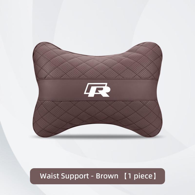 OBTLU1 Car Seat Head Support Cushion Lumbar Pillow Accessories Tire Valve For VW GTI Golf Polo Passat Tiguan T-ROC Jetta Arteon ID.3 CC