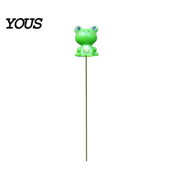 Colorful Frog Ornaments for Potted Plants Garden Stakes, Waterproof Resin Miniature Ornaments, Cute Figurines, Succulents Creative Landscape Figurines