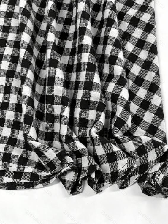 High-End Retro Plaid A-Line Skirt - Elegant, Versatile & Comfortable Slim Fit