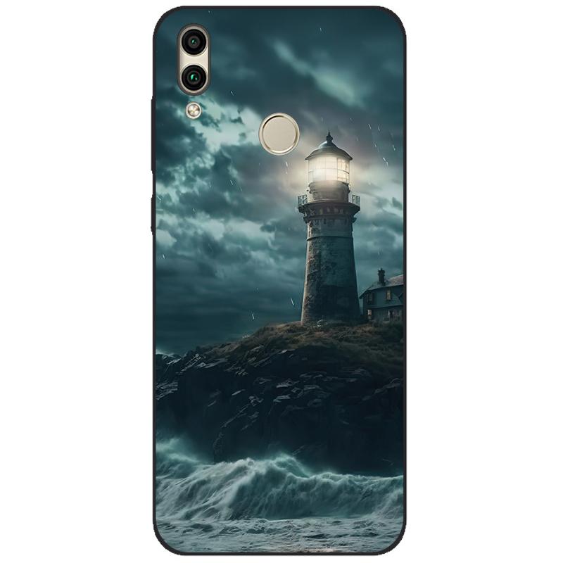 For Huawei Honor 8C 8 C Shockproof Protective Phone Case on Honor 8C Fashion Silicone Cover Honor8C Case 6.26" Honor 8C Case