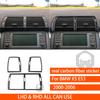 For BMW X5 E53 2000-2006 Center Dashboard Full Set Kit Trim Cover Tuning Real Carbon Fiber Sticker Car Interior Accessories