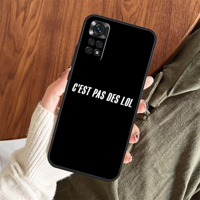 JUL C'est pas des LOL Case For Xiaomi Redmi Note 14 Pro 13 12 11 10 15 Pro Plus Redmi 15 C 13 10C 12C 14C 13C Cover
