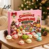 Christmas Gift Calendar 2026, Squeeze Advent for Kids 24 Days Mini Dumpling Figures Countdown