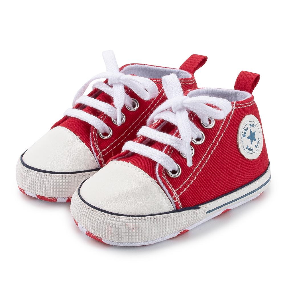 Hot-Selling Classic Canvas Baby Shoes: Soft Sole Toddler Walking Shoes