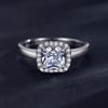 Tancise Classic 925 Sterling Silver Zircon Ring Ladies Jewelry Promesse de mariage Cadeau de fête