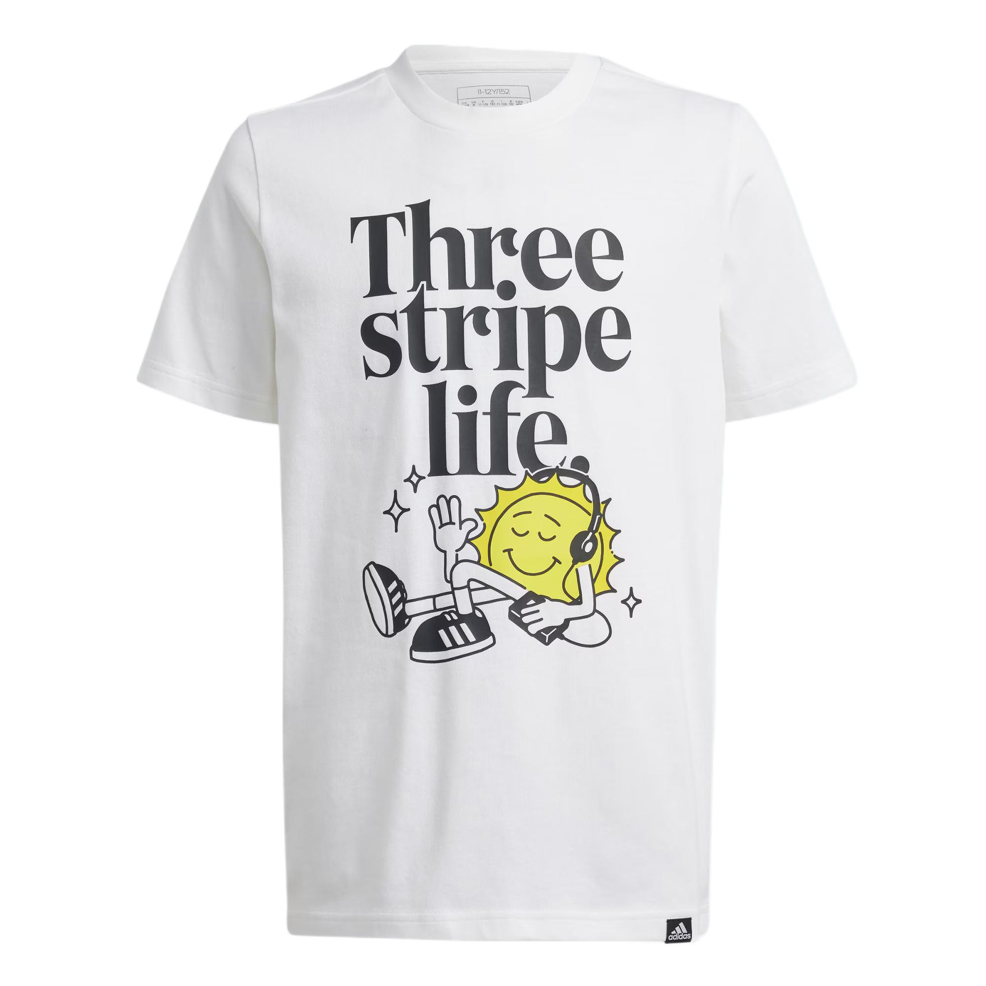 Adidas Unisex T Shirts Crew Neck Moderate IW2477 128