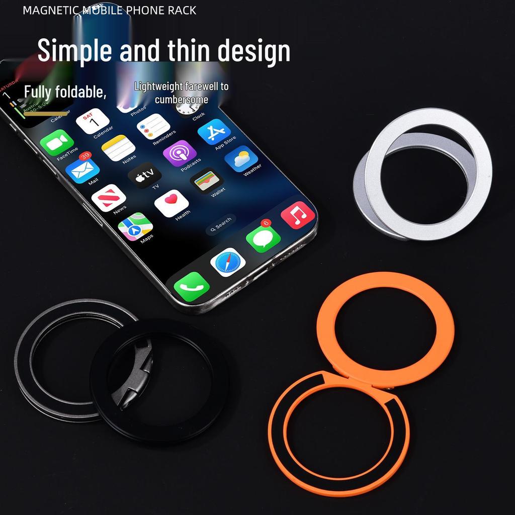 MagSafe Magnetic Folding Metal Desktop Stand: Multi-functional and Convenient