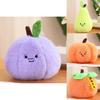 Adorable Cartoon Plush Fruit Series Stuffed Toys Featuring Persimmon Duck Pear Pumpkin And Blueberry For Home Decor