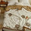 OEING Cartoon Children's 5-Layer Gauze Summer Puff Quilt