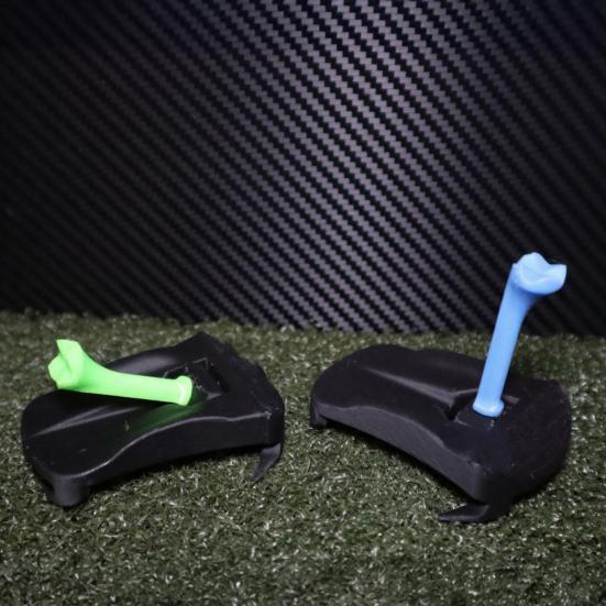 4 ks Základna pro umělý trávník Sklopný umělý trávníkový tee pro golfový simulátorový trénink Zahrnuje 5 předřezaných balení různých tee pro driving range Domácí trénink