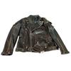 Men's Autumn and Winter Personalized Leather Jacket Slim Fit Multi Pocket Zipper Jacket