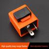 Motorcycle 12V Adjustable Speed Turn Signal Flasher with Buzzer and Strobe Controller
