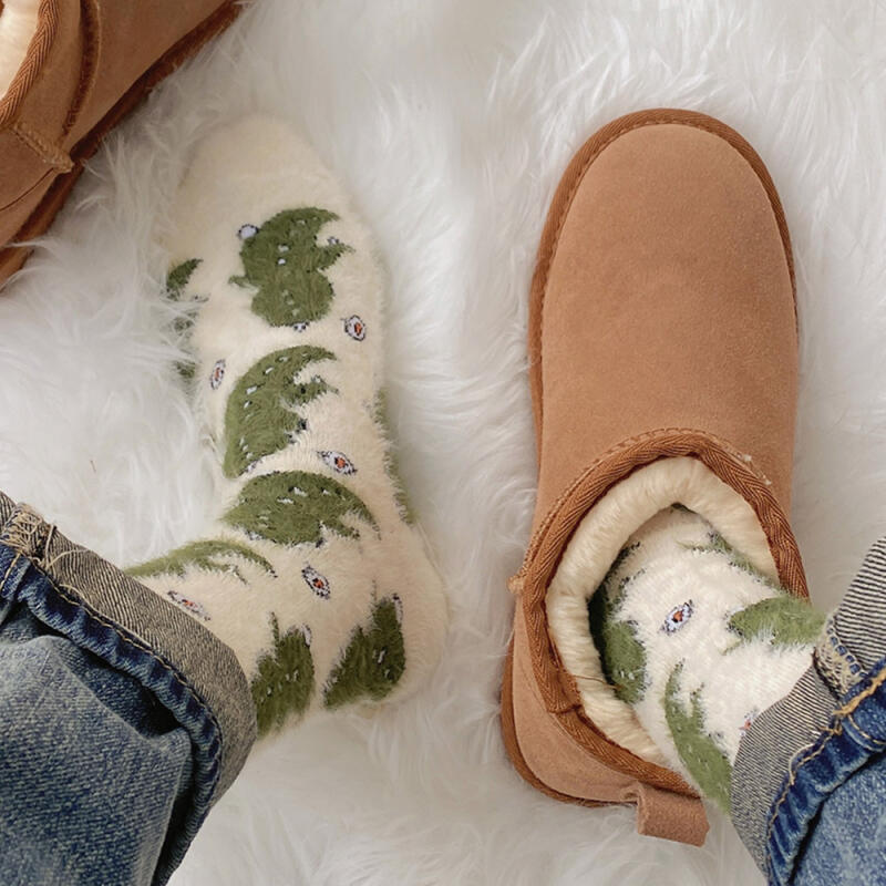 Emmy Cow Damen Winter Nerzsocken 3-Farben-Set