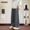 Mark Fairwhale Men's Side Pleated Wide-Leg Casual Pants